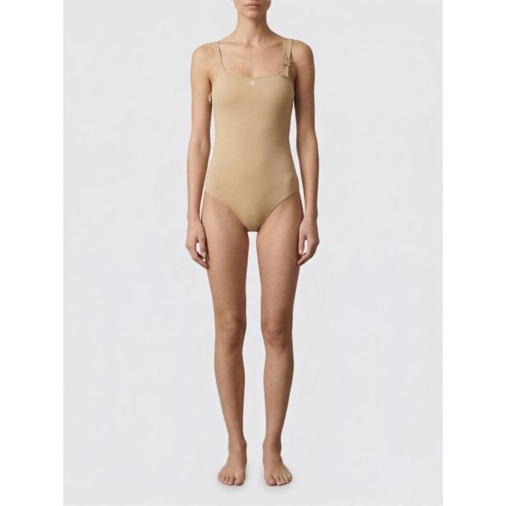 Courreges Swimsuit Woman Beige